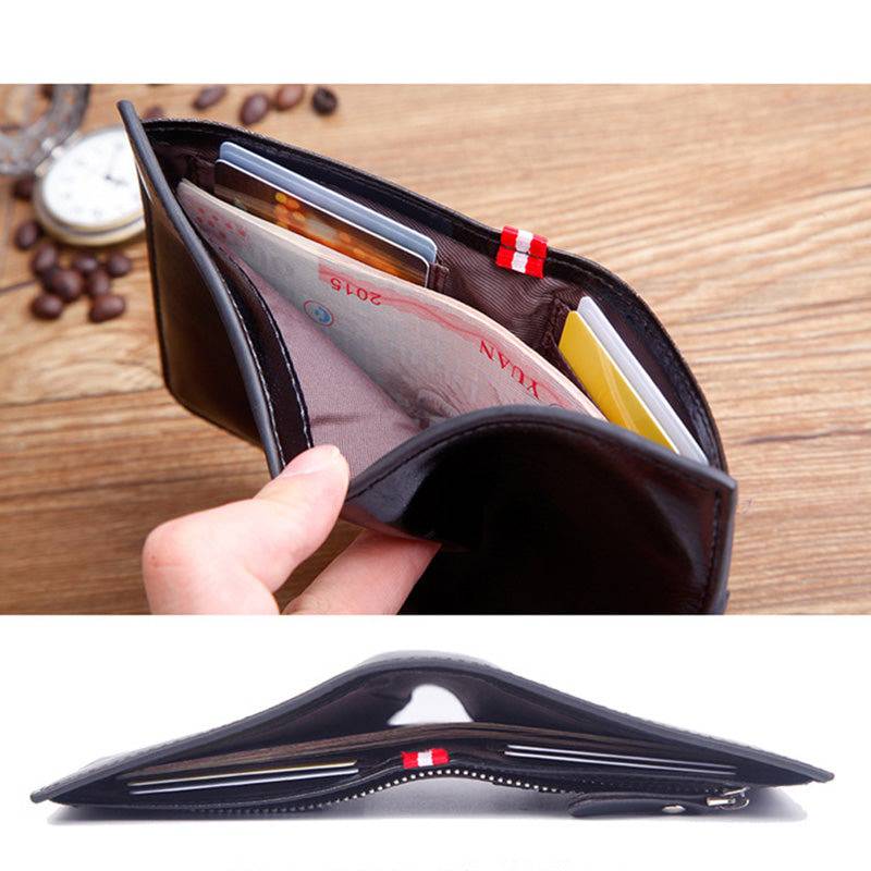 Master Mason Blue Lodge Wallet - With Credit Card Holder Leather (Black/Coffee) - Bricks Masons