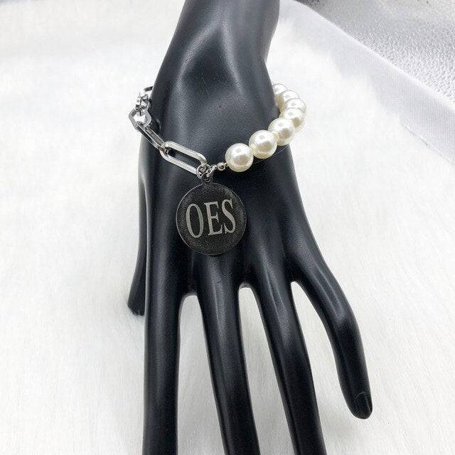 OES Necklace - Handmade Fittings Pearl - Bricks Masons