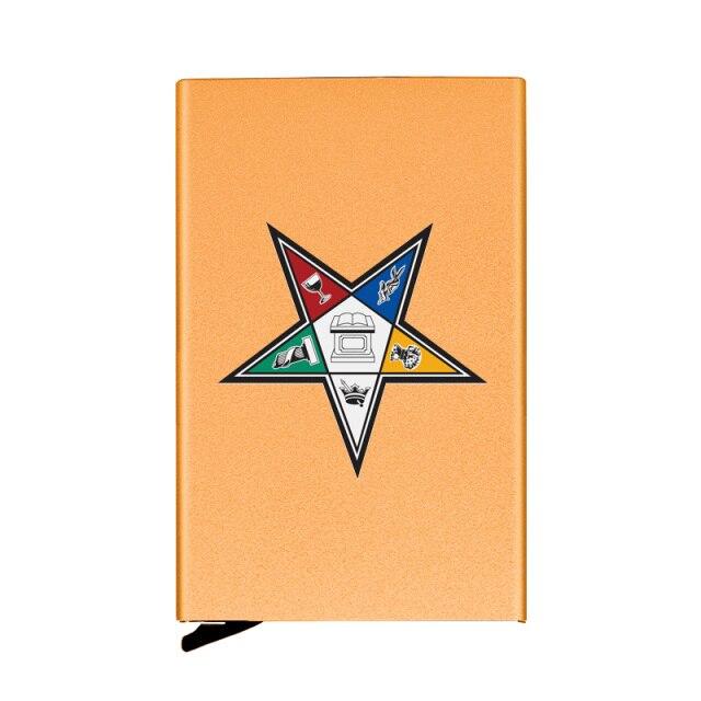 OES Wallet - Credit Card Holder Aluminum Box - Bricks Masons