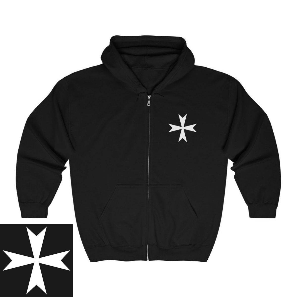 Order Of Malta Hoodie - Various Colors - Bricks Masons