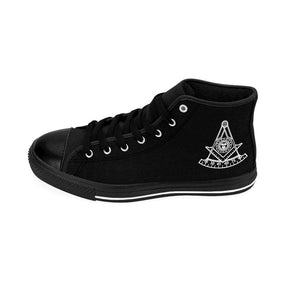 Past Master Blue Lodge Sneaker - White & Black - Bricks Masons