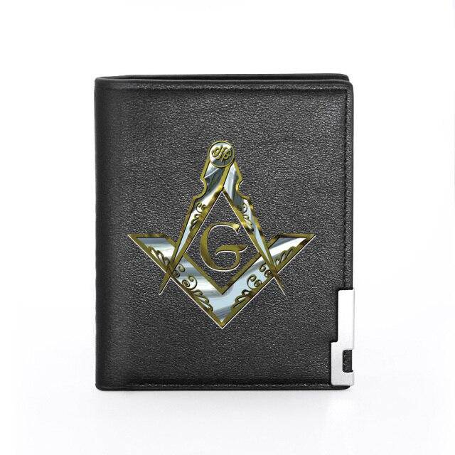 Master Mason Blue Lodge Wallet - Compass And Square G and Credit Card Holder (20 variants)