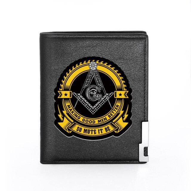 Master Mason Blue Lodge Wallet - Compass And Square G and Credit Card Holder (20 variants)