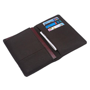 OES Wallet - With Passport & Credit Card Holder (Black & Brown)