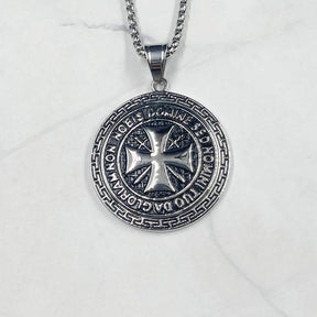 Knights Templar Commandery Necklace - Iron Cross