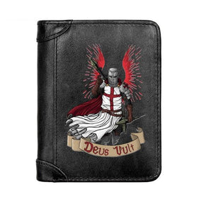 Knights Templar Commandery Wallet - (Brown/Black/Coffee)