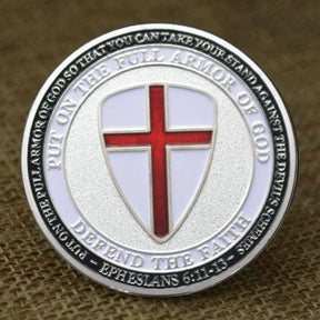 Knights Templar Commandery Coin - Put on The Full Armor of God Ephesians