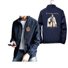 Master Mason Blue Lodge Jacket - MAKING GOOD MAN GREAT Square & Compass (Multiple Colors)