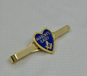 Master Mason Blue Lodge Tie Bar - MASON'S LADY Square and Compass G