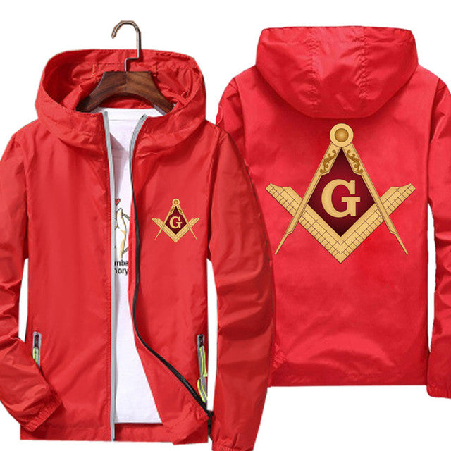 Master Mason Blue Lodge Jacket - Square & Compass G (Multiple Colors)