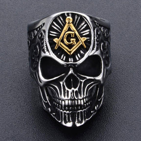 Widows Sons Ring - Gothic Skull