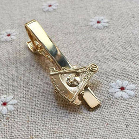 Past Master Blue Lodge Tie Clip - Gold