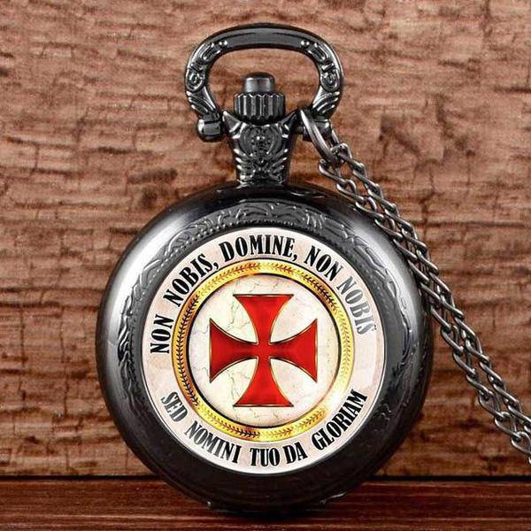 Knights Templar Commandery Pocket Watch - Various Colors