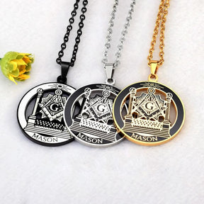 Master Mason Blue Lodge Necklace - Pillars Lodge