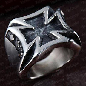 Knights Templar Commandery Ring - Vintage Cross Signet