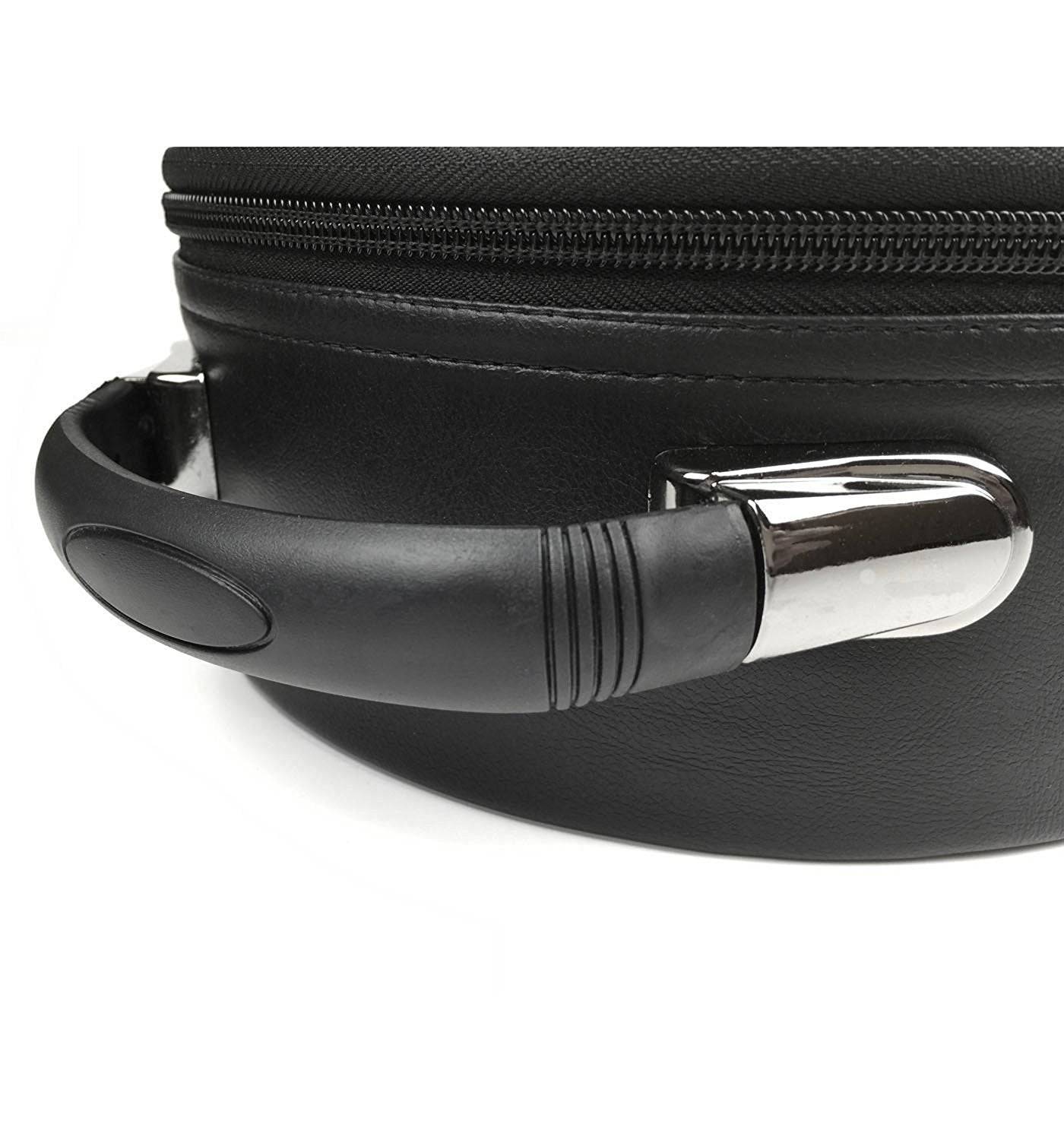 Royal Arch Chapter Crown Cap Case - Black with Gold Bullion Embroidery - Bricks Masons