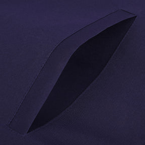 Senior Warden Blue Lodge Officer Apron - Dark Blue With Silver Hand Embroidery Bullion - Bricks Masons