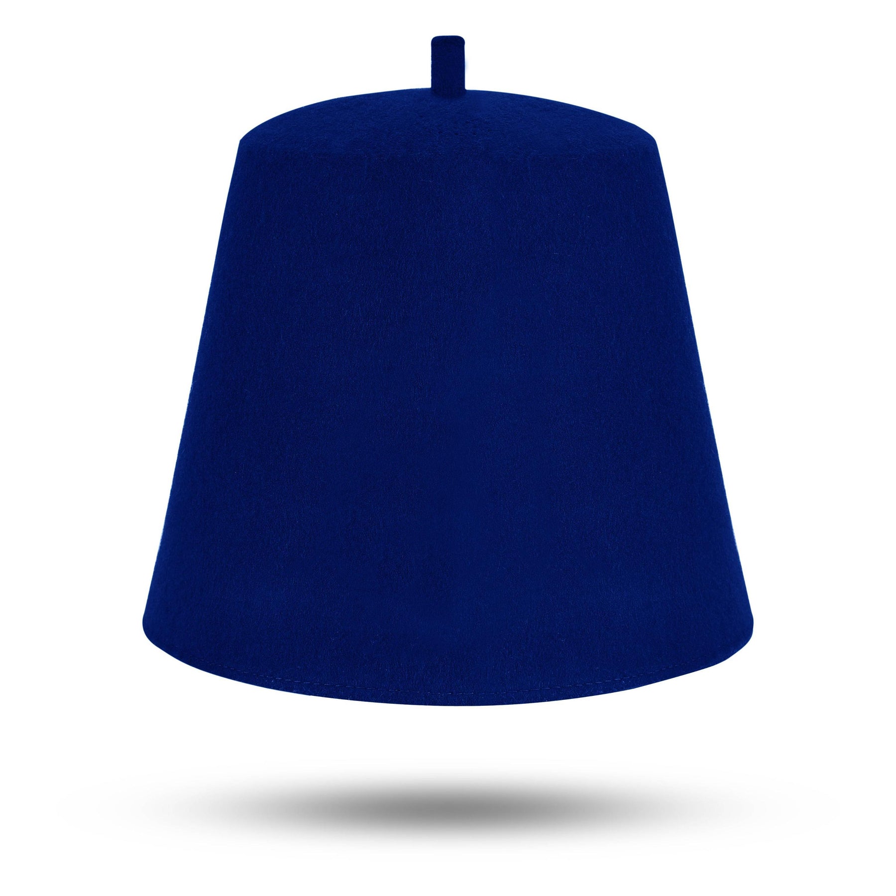 Masonic Plain Fez Hat - Blue Wool With Various Tassel Colors - Bricks Masons