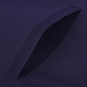 Worshipful Master Blue Lodge Officer Apron - Kenton Lodge Navy Velvet With Silver Embroidery Thread - Bricks Masons