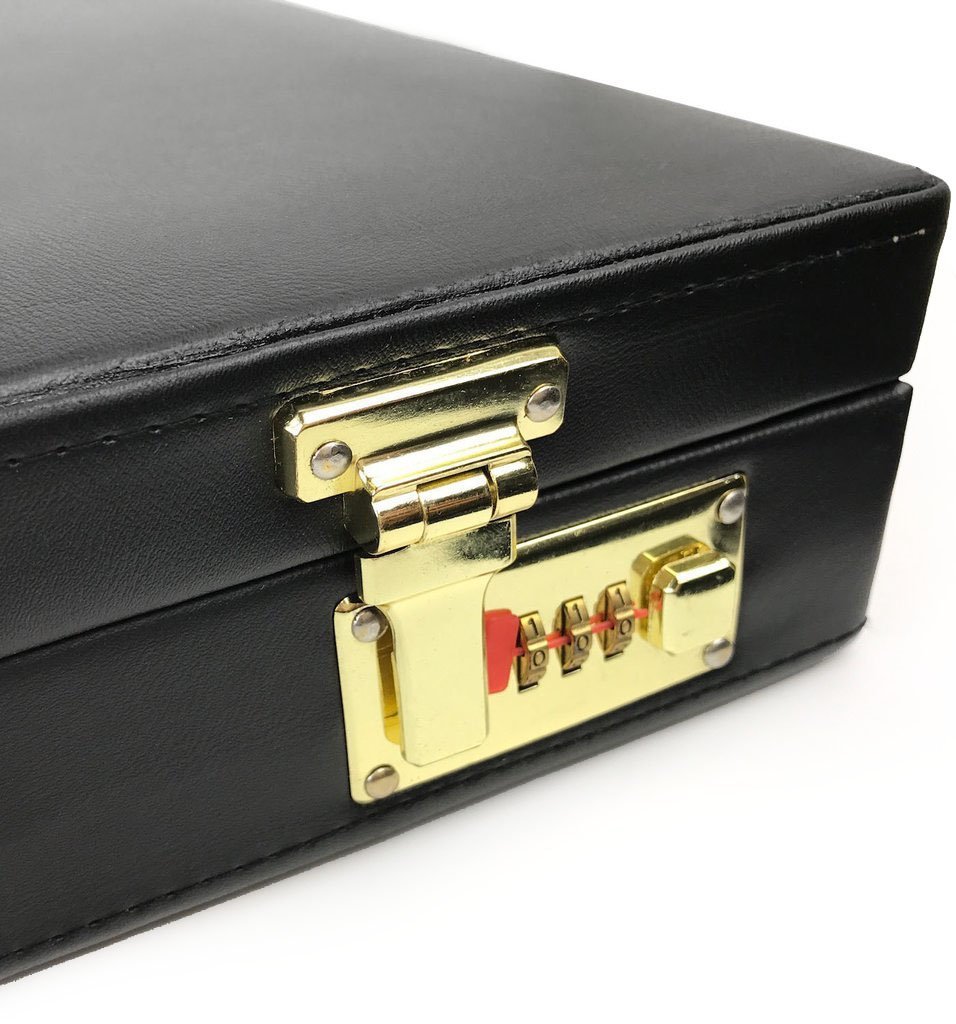 Masonic Apron Case - Black Grand Hard Briefcase - Bricks Masons