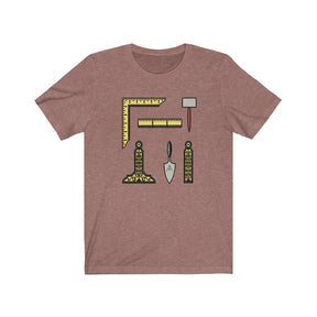 Masonic T-Shirt - Masonic Tools - Bricks Masons