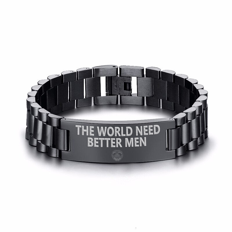 Grand Master Blue Lodge Bracelet - Stainless Steel - Bricks Masons