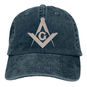 Master Mason Blue Lodge Baseball Cap - Various Colors - Bricks Masons