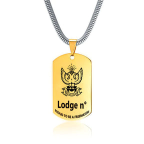 33rd Degree Scottish Rite Necklace - Wings Up Various Colors - Bricks Masons