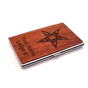 OES Business Card Holder - (RFID Protection) - Bricks Masons