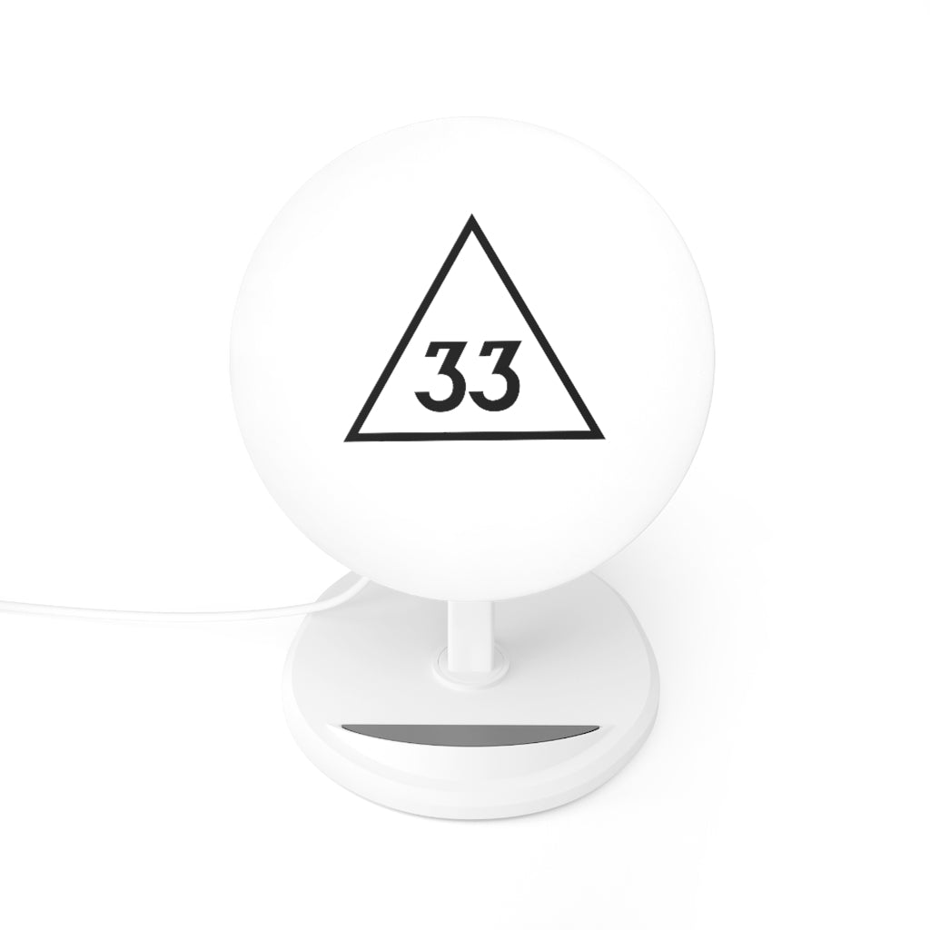 33rd Degree Scottish Rite Wireless Charger - White - Bricks Masons