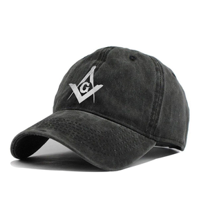 Master Mason Blue Lodge Baseball Cap - Various Colors - Bricks Masons