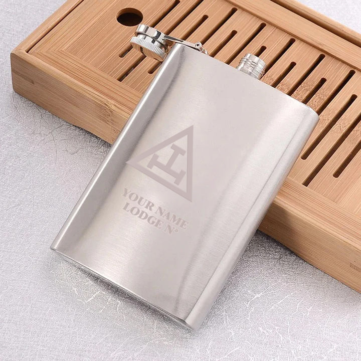 Royal Arch Chapter Flask - 1oz to 18oz - Bricks Masons