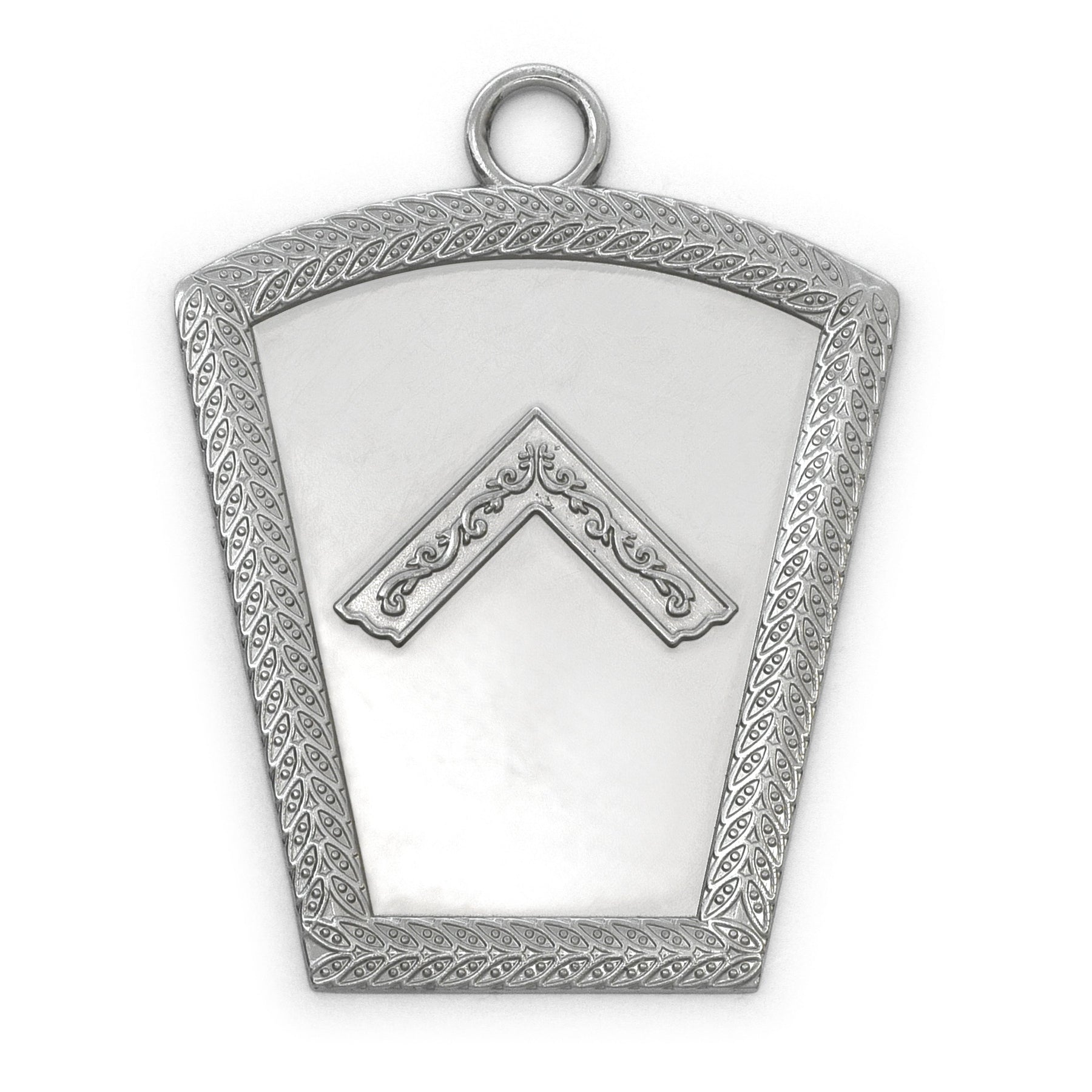 Worshipful Master Mark English Regulation Officer Collar Jewel - Silver Plated - Bricks Masons