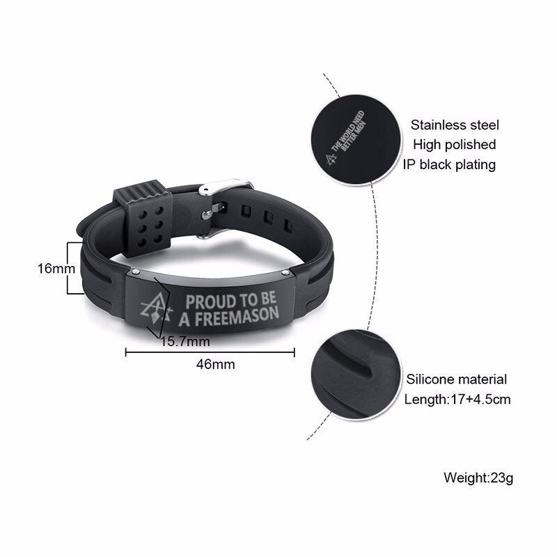 Council Bracelet - Silicone - Bricks Masons