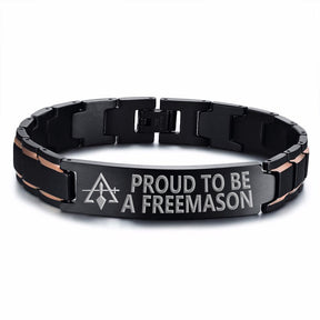Council Bracelet - Stainless Steel - Bricks Masons