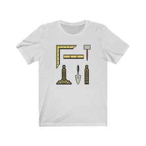 Masonic T-Shirt - Masonic Tools - Bricks Masons