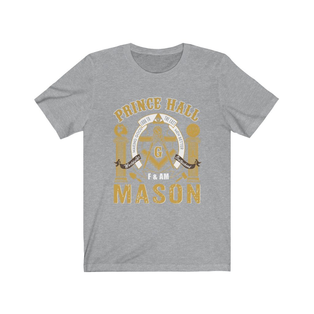 Masonic T-Shirt - Prince Hall - Bricks Masons