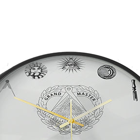 Grand Master Blue Lodge Clock - Frame with LED - Bricks Masons