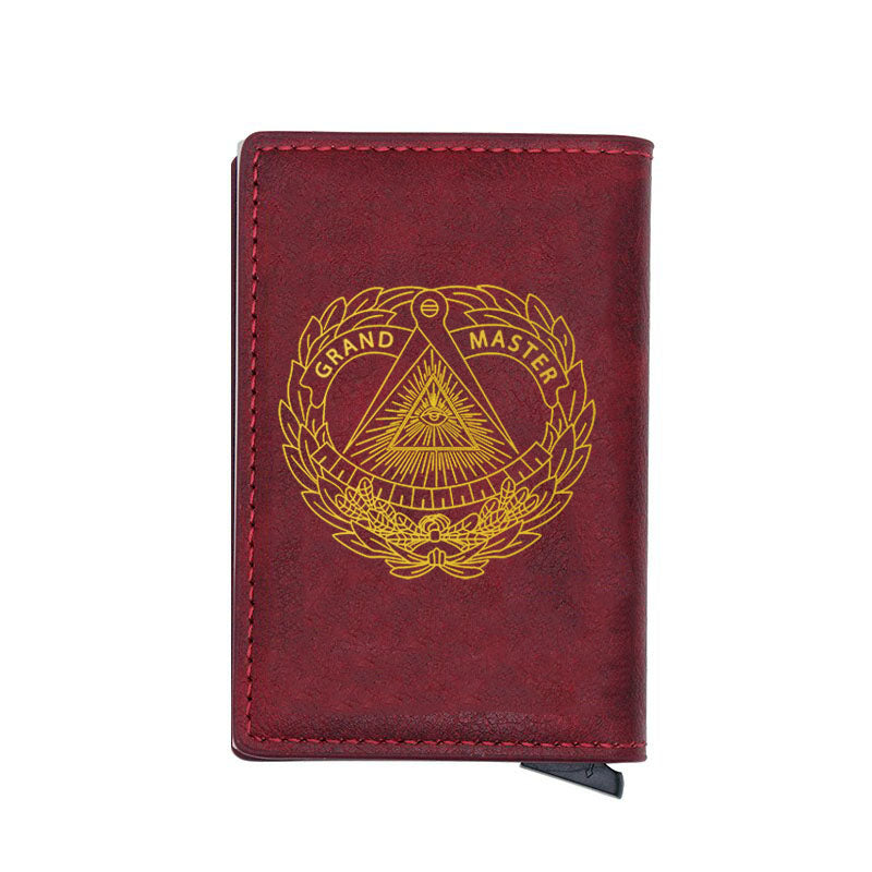 Grand Master Blue Lodge Wallet - Various Colors - Bricks Masons