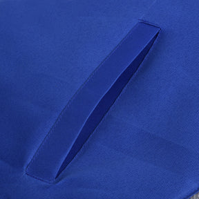 Marshal Blue Lodge Officer Apron - Silver Fringe & Side Tabs - Bricks Masons