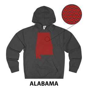 Masonic Hoodie - ALABAMA State - Bricks Masons