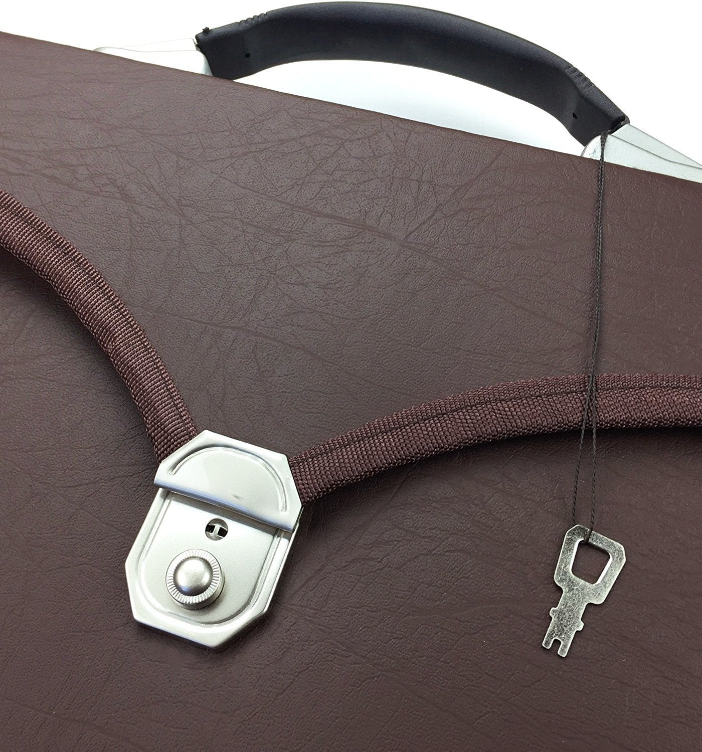 Master Mason Blue Lodge Apron Case - Leather Square & Compass G MM/WM - Bricks Masons