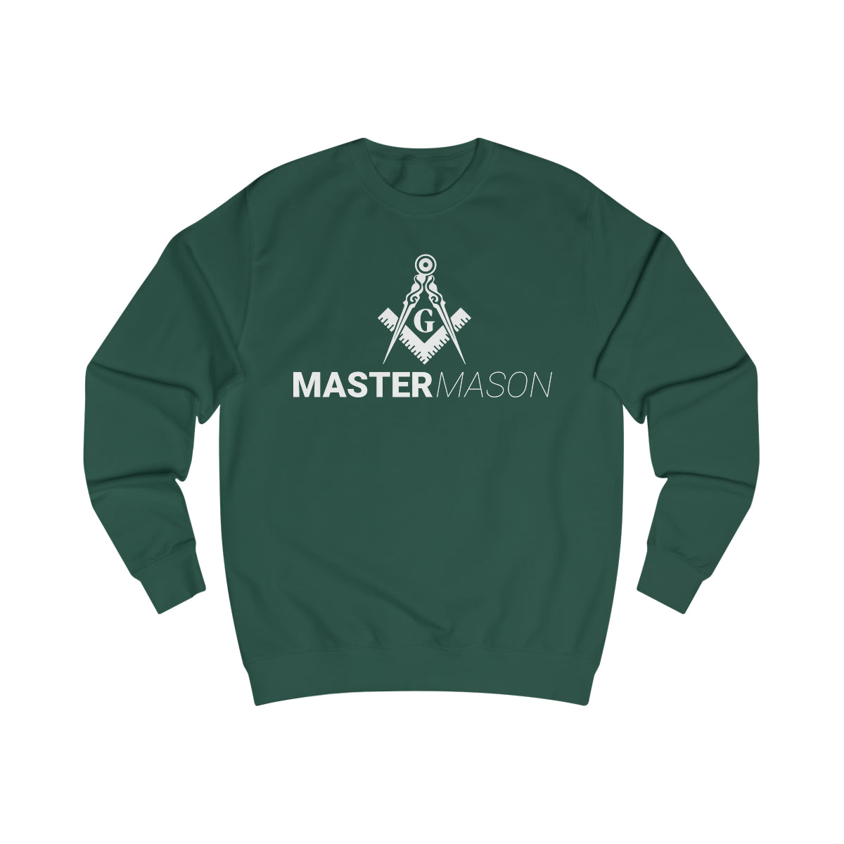 Master Mason Blue Lodge Sweatshirt - Black Square and Compass G Ugly - Bricks Masons