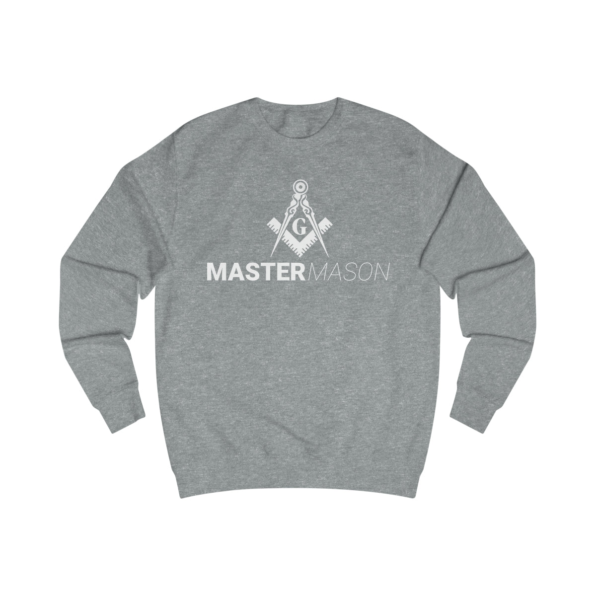 Master Mason Blue Lodge Sweatshirt - Black Square and Compass G Ugly - Bricks Masons