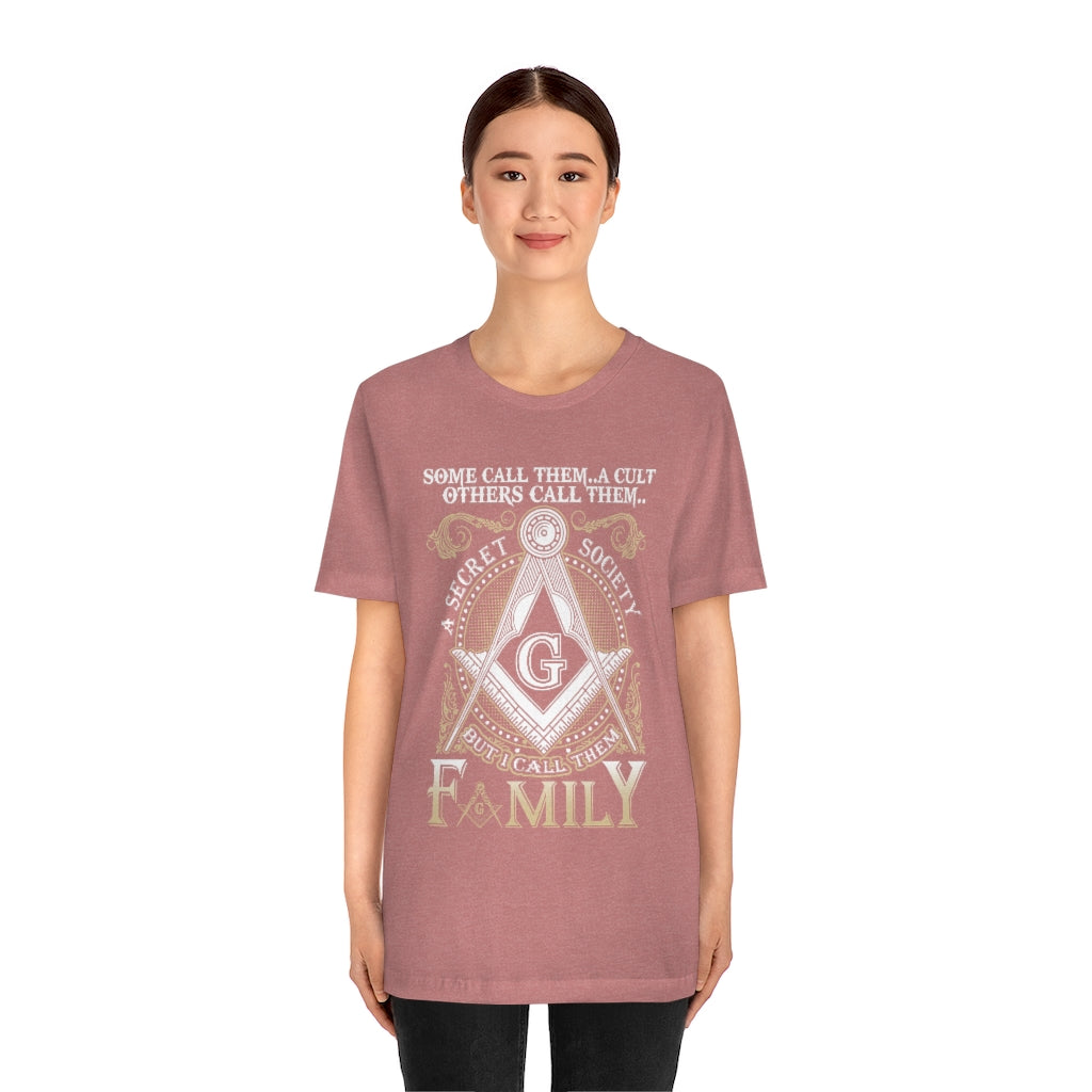 Masonic T-Shirt - I Call Them Family - Bricks Masons