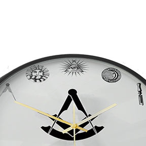 Past Master Blue Lodge Clock - Frame with LED - Bricks Masons