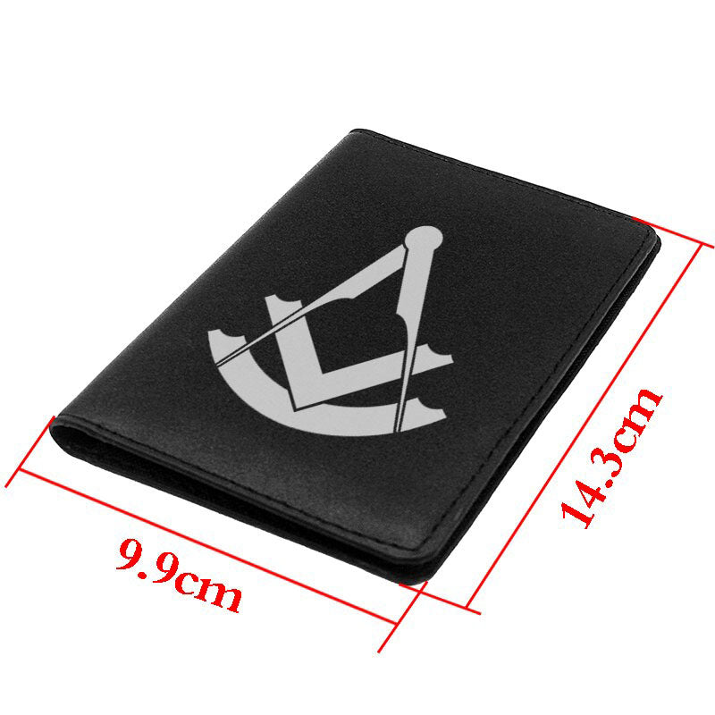 Past Master Blue Lodge Wallet - Black & Brown - Bricks Masons