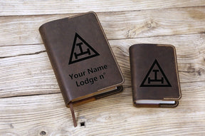 Royal Arch Chapter Book Cover - Leather - Bricks Masons