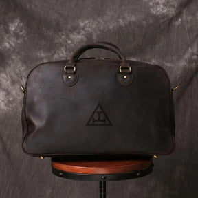 Royal Arch Chapter Travel Bag - (Dark Brown/Camel) - Bricks Masons