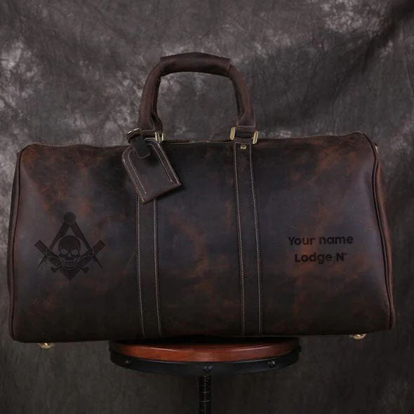 Widows Sons Travel Bag - Genuine Vintage Leather - Bricks Masons